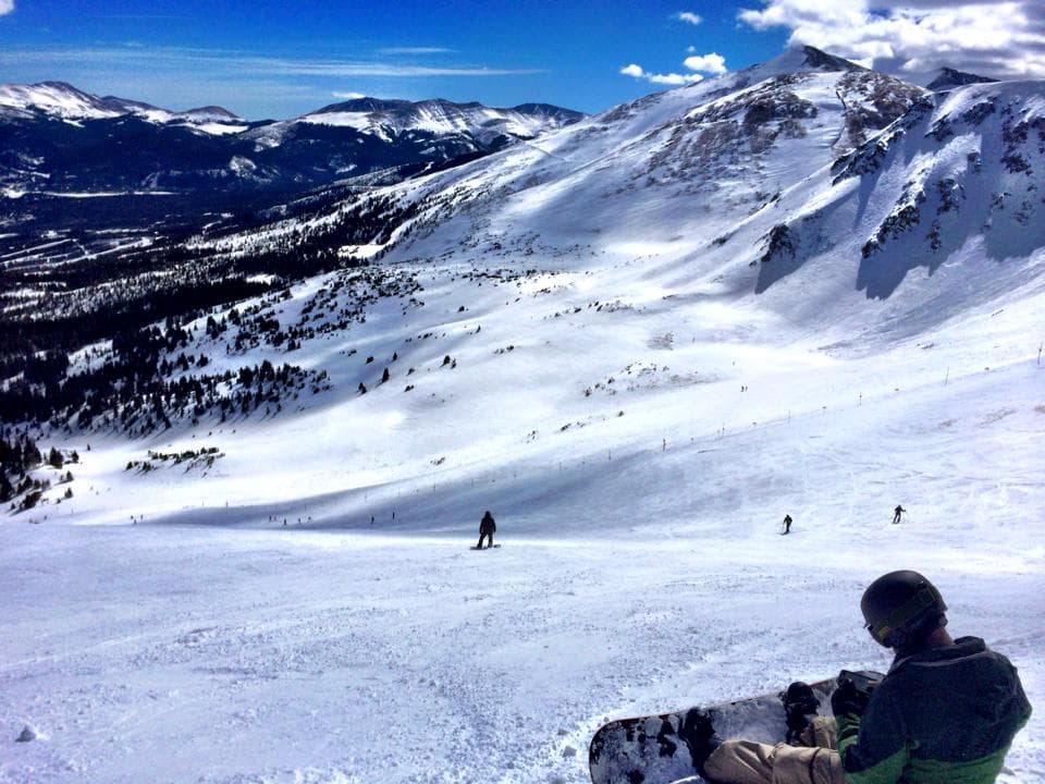 Snowboarding at Breckenridge